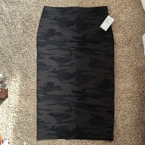 Long Sanctuary Camo pencil skirt